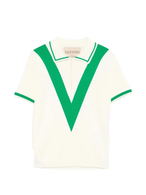 Valentino Garavani VLogo polo shirt White BKP00IA18