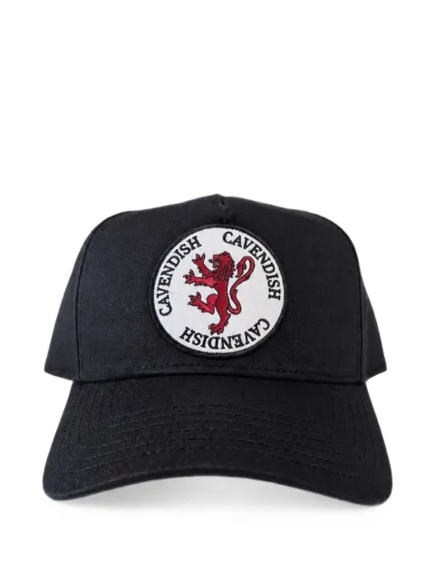 Cavendish logo-patch baseball cap Black CAVHAT5044