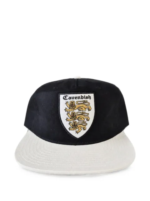 Cavendish logo-patch baseball cap Black CAVHAT5030