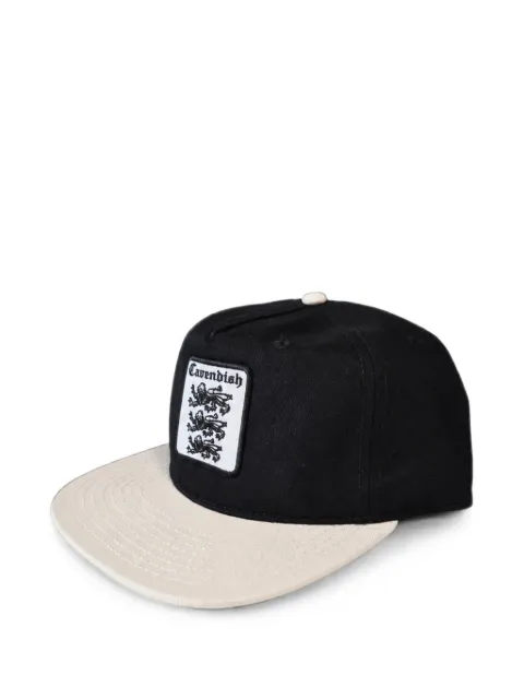 Cavendish logo-patch panelled cap Black CAVHAT5038