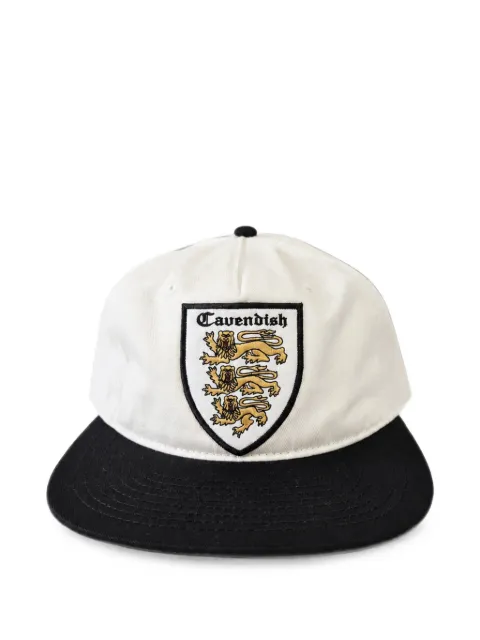 Cavendish logo-patch cotton baseball cap Black CAVHAT5033