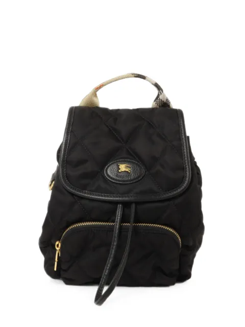 Burberry Pre-Owned mini Horseshoe quilted backpack Black ROSCCEC1SIB