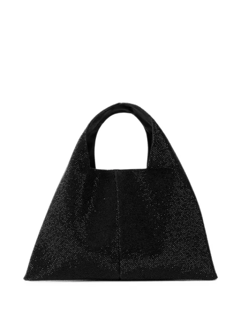 TWENTY FOURHAITCH Crawford strass-embellished shoulder bag Black CRAWFORD
