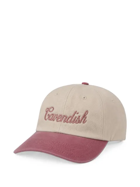 Cavendish logo-embroidered baseball cap Neutrals CAVHAT5025