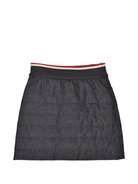 Brunello Cucinelli striped ribbed-waistband skirt Grey ME226G3732CYR38