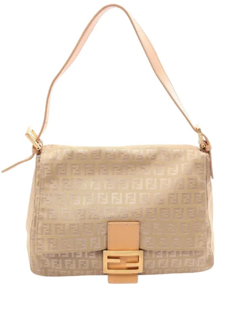 Fendi Pre-Owned 1990-2000 Zucchino Canvas Mamma Forever shoulder bag Brown R10VAIUFBITEAR4H