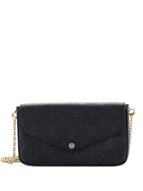 Louis Vuitton Pre-Owned Felicie Pochette Monogram Empreinte Leather crossbody bag Black MJKK8NILLL19F6CB