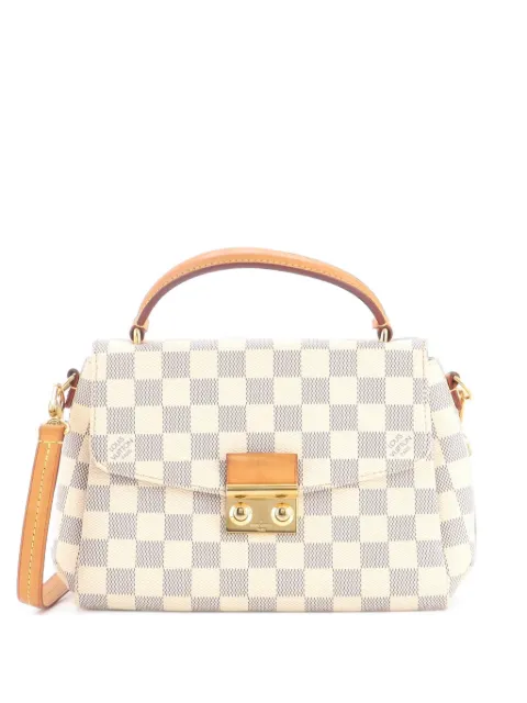 Louis Vuitton Pre-Owned Croisette Handbag Damier crossbody bag White 3ECTQC9V37SIP0J9