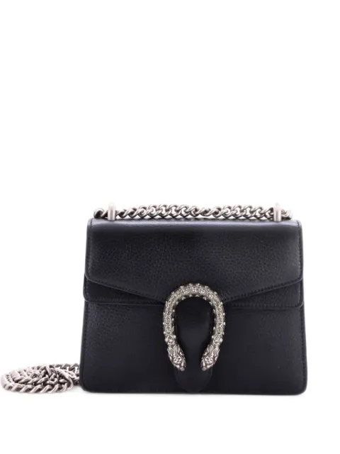 Gucci Pre-Owned Dionysus Bag Leather Mini crossbody bag Black 05MI530ZYHKAHFUG