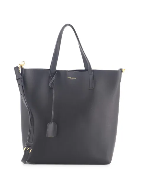 Saint Laurent Pre-Owned Shopper Leather Toy tote bag Black JSFSR5B2YR57TA88