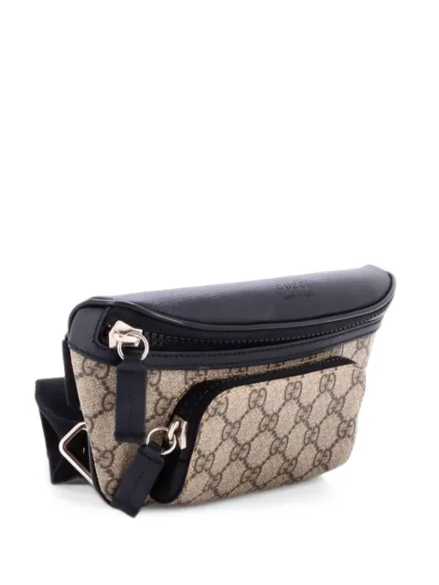 Gucci Pre-Owned Eden Waist Bag GG Coated Canvas Medium belt bag Black 6PP9G1AISSX682FJ