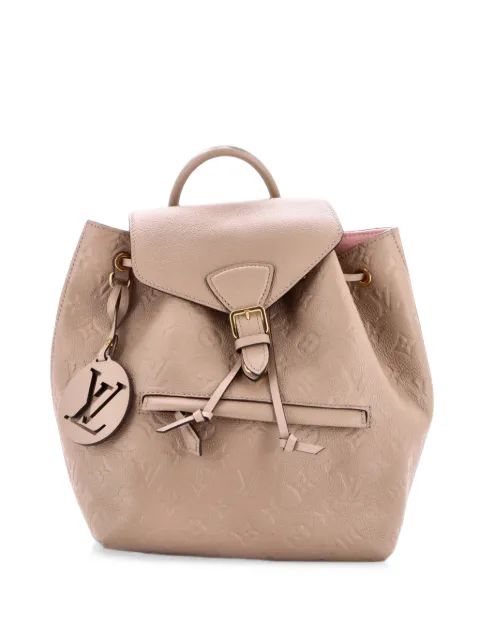 Louis Vuitton Pre-Owned Montsouris NM Monogram Empreinte Leather PM backpack Neutrals 8E1NCLEM2VK6XARK