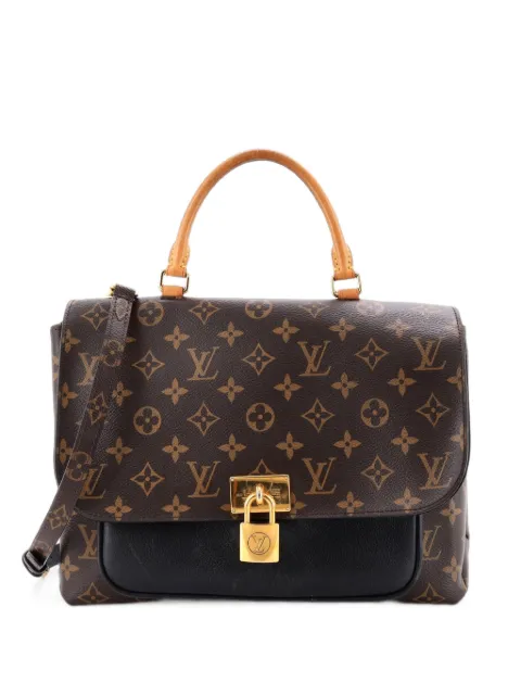Louis Vuitton Pre-Owned Marignan Handbag Monogram Canvas with Leather shoulder bag Black 47DLJXIKS55RXAKP