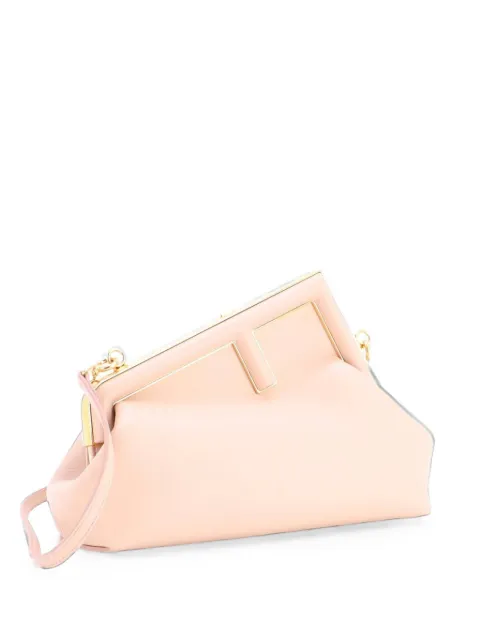 Fendi Pre-Owned First Bag Leather Small clutch bag Neutrals 0RMJ9G2DT15W3XAL