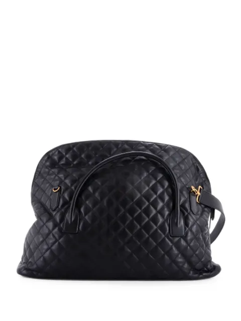 Saint Laurent Pre-Owned ES Giant Quilted Leather travel bag Black 1S4W0NB8H81R1YGN