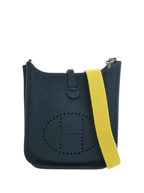 Hermès Pre-Owned 2016 Clemence Evelyne TPM 16 crossbody bag Blue DK91LDE8VKLSTB0Y