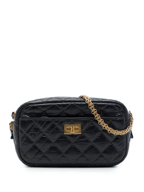 CHANEL Pre-Owned 2018 Mini Quilted Aged Calfskin Reissue Camera Bag crossbody bag Black SMS2ODG5VKDY3H2L