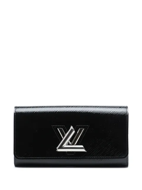 Louis Vuitton Pre-Owned 2016 Electric Epi Twist Wallet long wallets Black 4QAK2BJN029Q1SJS