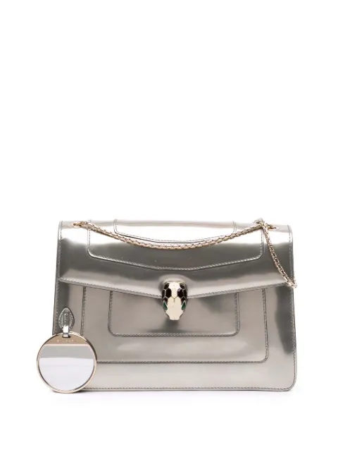 Bvlgari Pre-Owned 2010-2020 Medium Patent Serpenti Forever shoulder bag Silver VKHR71YLIQ4F8Q9N
