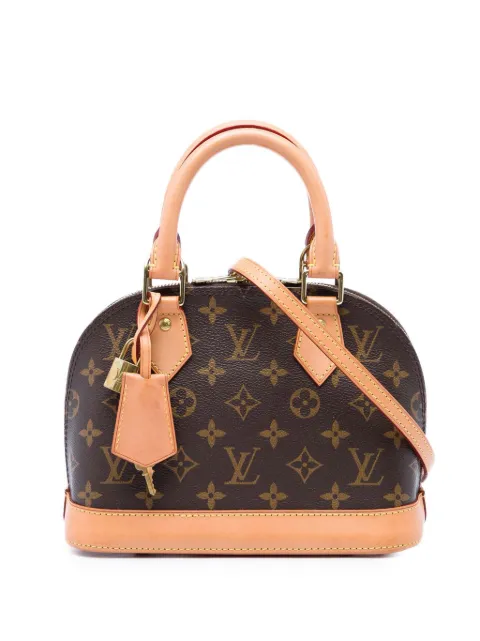 Louis Vuitton Pre-Owned 2021 Monogram Alma BB satchel Brown M8XRVP9IEMMUBBKY