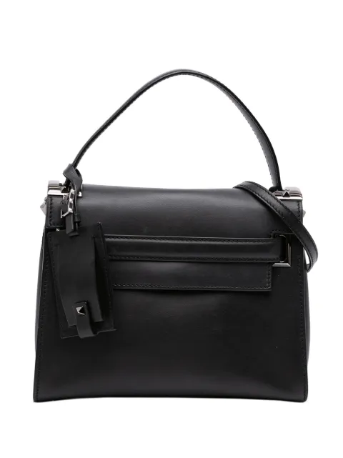 Valentino Garavani Pre-Owned 2018-2026 Small Leather My Rockstud Frame satchel Black A8EIY7XH78652RJW