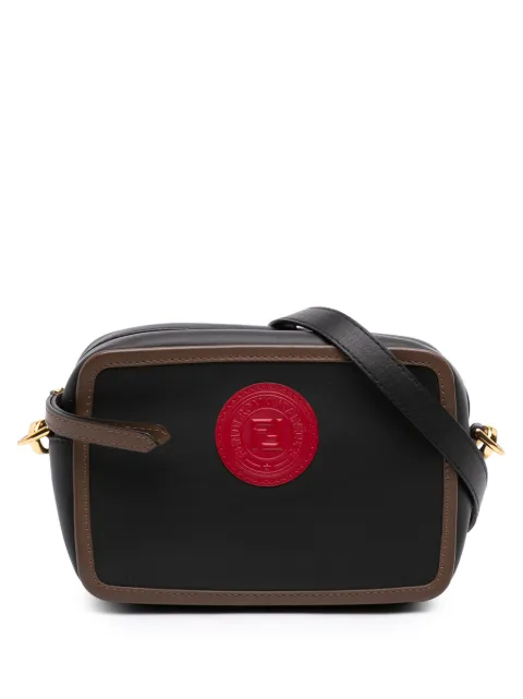 Fendi Pre-Owned 2010-2026 Mini Leather Stamp Patch 1974 Camera Bag crossbody bag Black 8QNGLRCRXX437VH6