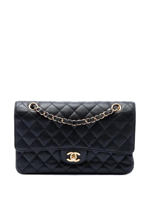 CHANEL Pre-Owned 2012 Medium Classic Caviar Double Flap shoulder bag Black 95GMV5NVR4MAAR99
