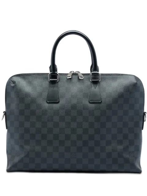 Louis Vuitton Pre-Owned 2014 Damier Graphite Porte Documents Jour business bag Black D223ZKTPN1GUPGO1