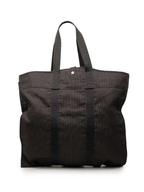 Hermès Pre-Owned 1990-2010 Canvas Herline Garment Bag travel bag Grey VCAK7B4TIIADA20J