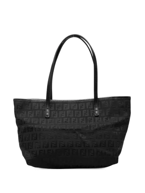 Fendi Pre-Owned 2000-2010 Zucchino Canvas tote bag Black RESKRZHD6WVVLWX1