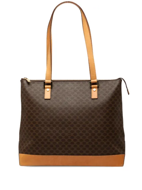 Celine Pre-Owned 2013 Macadam Coated Canvas tote bag Brown RMOHHTMBJRIYK2HU