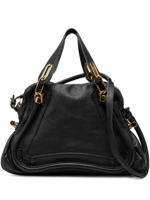 Chloé Pre-Owned 2011 Medium Pebbled Leather Paraty satchel Black NVXCCNAJRK54HLIF