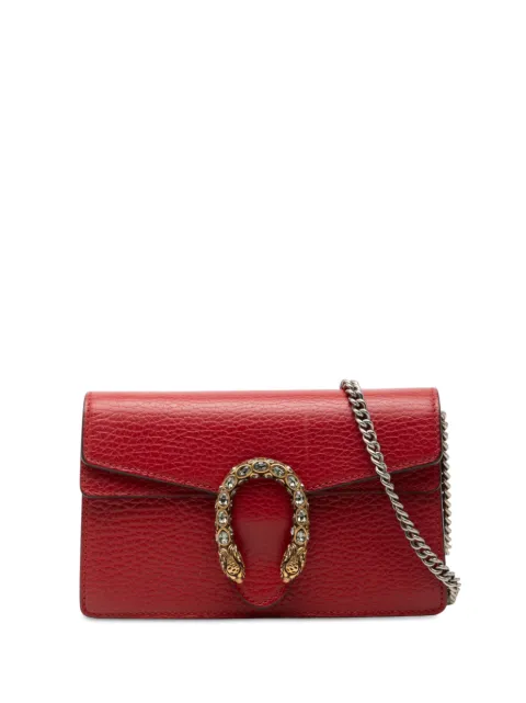Gucci Pre-Owned 2000-2015 Mini Calfskin Dionysus crossbody bag Red A2GOCHFJZWG6R808