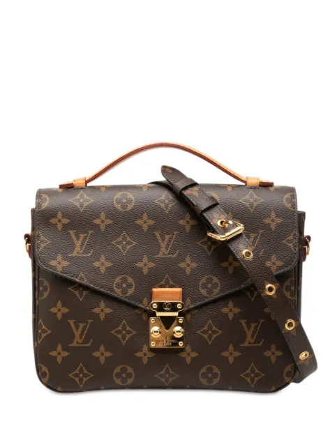 Louis Vuitton Pre-Owned 2018 Monogram Pochette Metis satchel Brown 5MW0UYWR4H3X48YJ