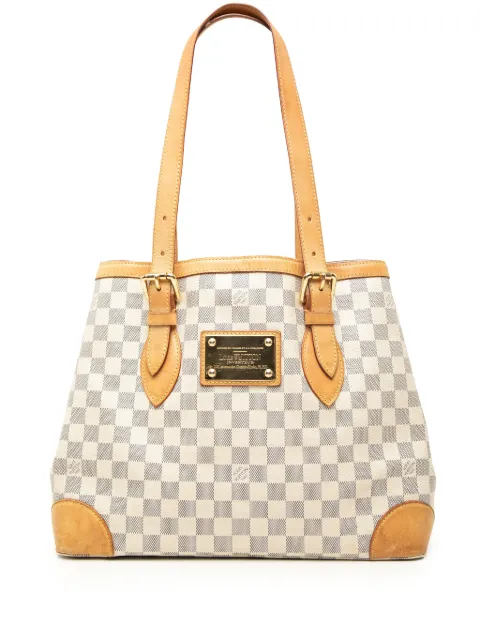 Louis Vuitton Pre-Owned 2009 Damier Azur Hampstead MM tote bag White SJ8QYVHMQ4R4607P
