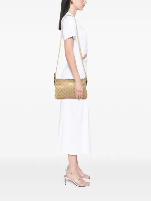 Gucci Pre-Owned 2000-2015 GG Canvas Web crossbody bag Neutrals QENN7H6O2ZNMMLCE