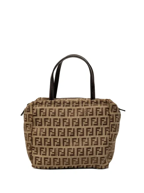 Fendi Pre-Owned 2000-2010 Mini Zucchino Canvas handbag Neutrals 7HHON4NCZODK4J5Q