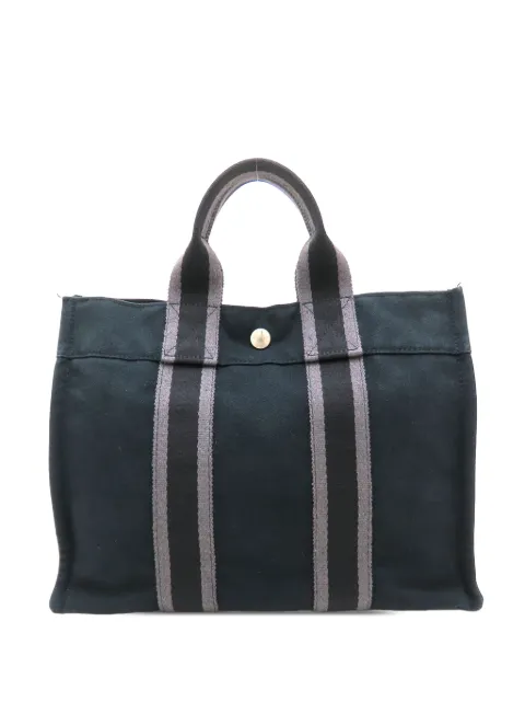 Hermès Pre-Owned 1990-2010 Canvas Fourre Tout PM tote bag Black ZTTD8BE17RU0DFEQ
