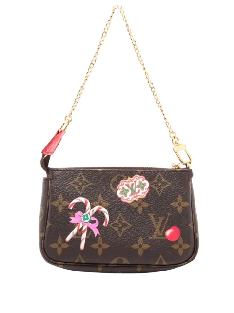 Louis Vuitton Pre-Owned 2000-2026 Louis Vuitton Monogram Mini Pochette Accessoires M12205 Brown shoulder bag Brown 2W7EXTF077MSM035