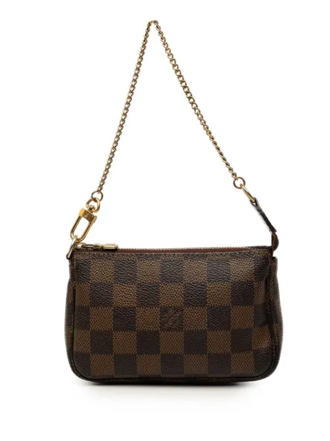 Louis Vuitton Pre-Owned 2008 Damier Ebene Mini Pochette Accessoires handbag Brown WC359WU3ZJ7IUF57