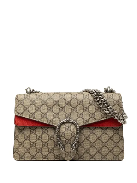 Gucci Pre-Owned 2016-2026 Medium GG Supreme Dionysus shoulder bag Red UA2UOGG6HBKTOIQO