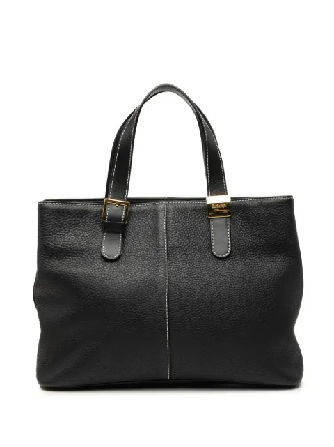 Burberry Pre-Owned 2000-2017 Leather tote bag Black TZ9DD0QRABPXYXQC