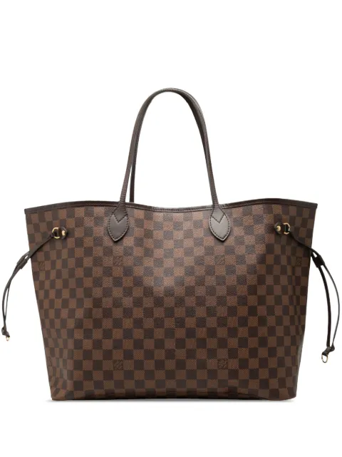 Louis Vuitton Pre-Owned 2014 Damier Ebene Neverfull GM tote bag Brown MFU1G2O1VTHCUU0R