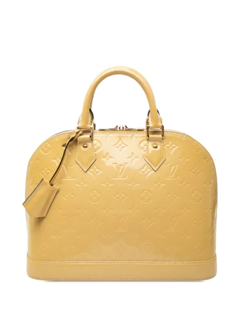 Louis Vuitton Pre-Owned 2015 Monogram Vernis Alma PM handbag Neutrals E736SHVZPEBSNK1P