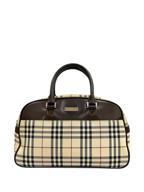 Burberry Pre-Owned 2000-2017 House Check Canvas handbag Neutrals LSDSRZARPNESCUIA