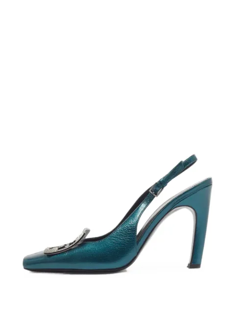 Tory Burch Pave slingback pumps Blue 1412694