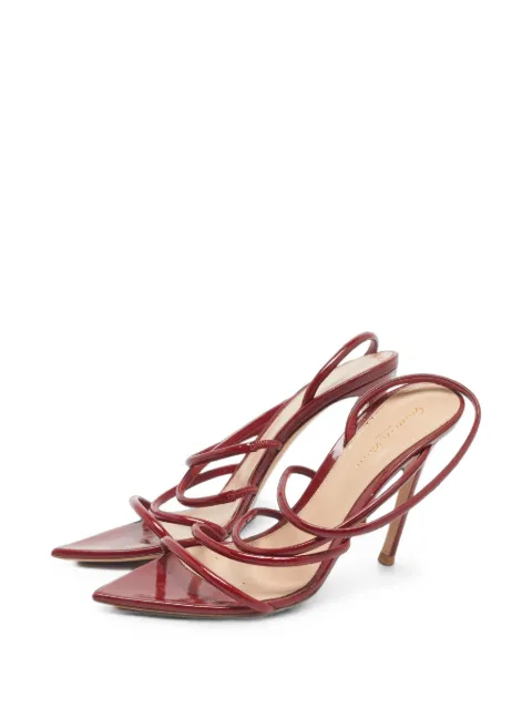 Gianvito Rossi Ettie 105 patent leather sandals Red 1415296