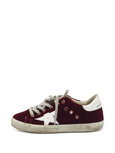 Golden Goose Superstar velvet sneakers Purple 1412554