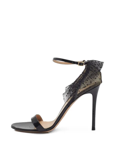 Gianvito Rossi Beatrice lace sandals Black 1414546