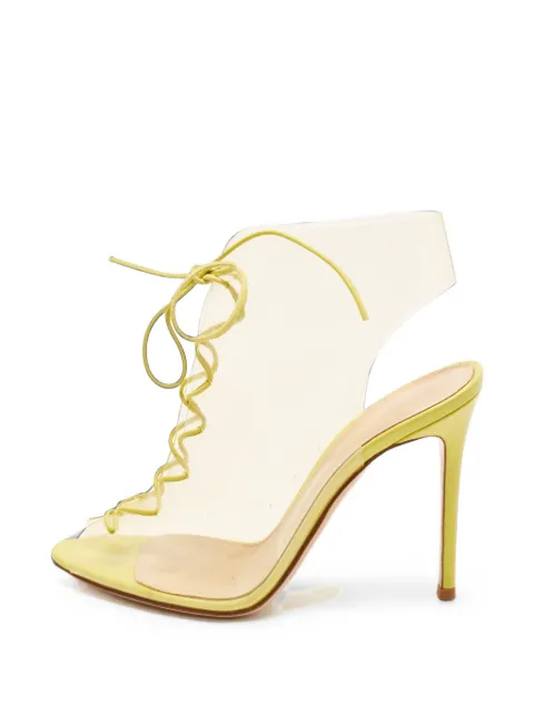 Gianvito Rossi Helmut lace-up ankle boots Green 1399988